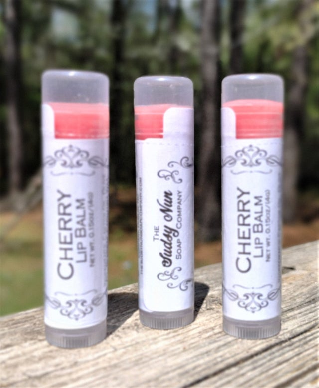 Cherry Lip Balm by The Sudsy Nun Soap Company