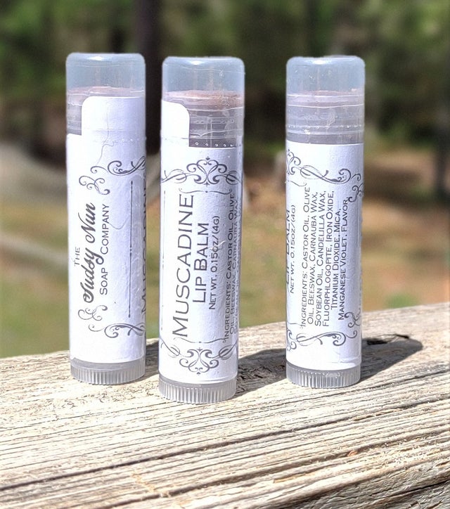 Muscadine Lip Balm by The Sudsy Nun Soap Company