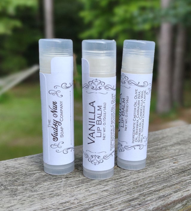 Vanilla Lip Balm by The Sudsy Nun Soap Company