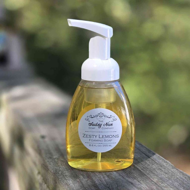 Zesty Lemons Foaming Soap by The Sudsy Nun Soap Company